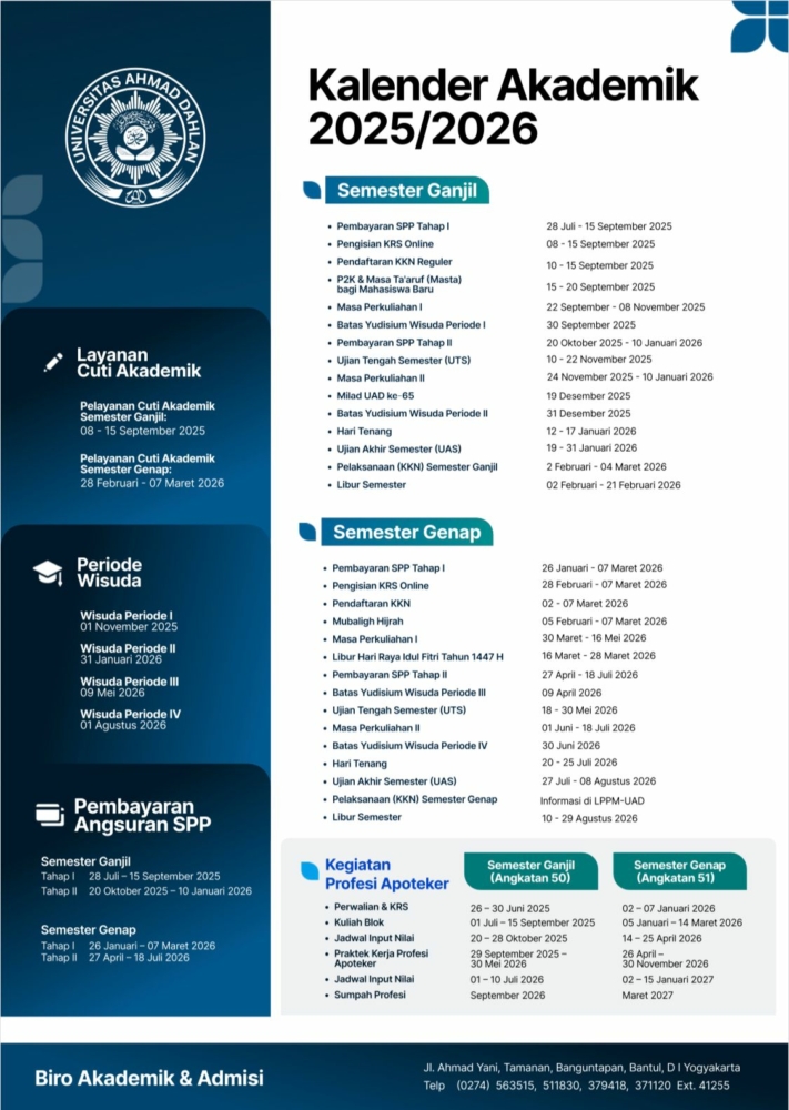 Kalender Akademik 2025/2026